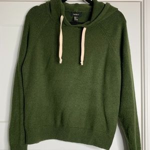 Knit hoodie